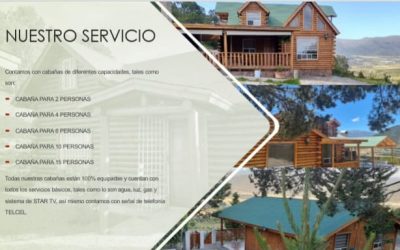 Cabañas la Bendición. Contacto: 844 289 52 45