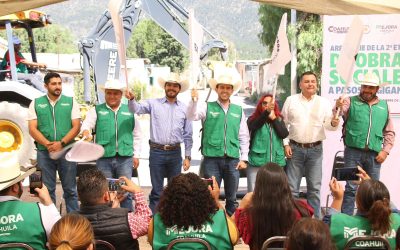 Inicia pavimentación en el ejido La Biznaga con inversión de 2.2 MDP