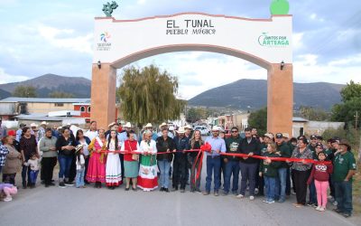 Entrega Alcalde Ramiro Durán Arco en el Ejido el Tunal