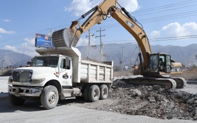 Supervisa alcalde Ramiro Durán obra vial y asegura pronta reapertura