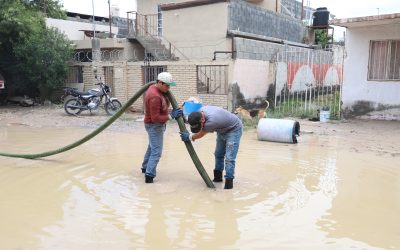 Continúan acciones de atención y monitoreo tras lluvias en Arteaga