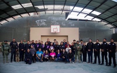 Policía de Arteaga lleva brigada ‘En tu barrio’ a la colonia Ayuntamiento